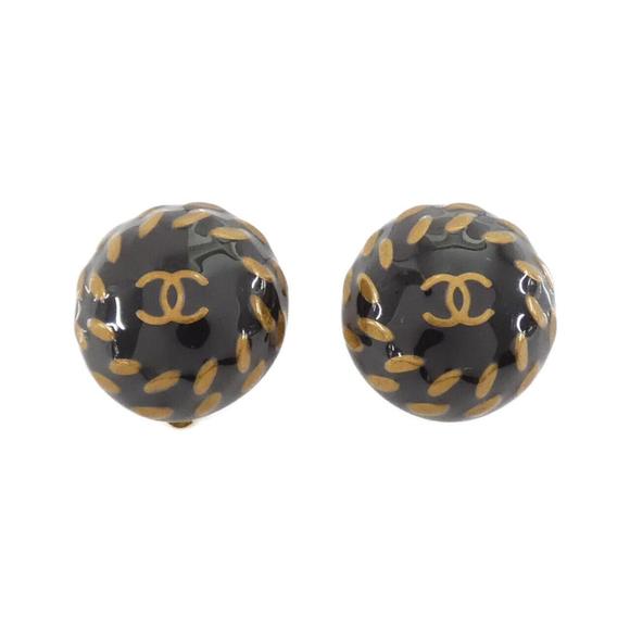 CHANEL Authentic Black Earrings